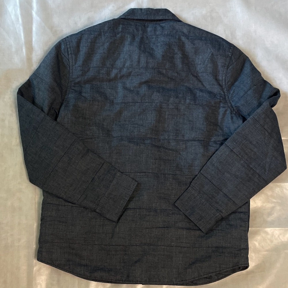 Express Men’s Medium Wash Blue Denim Shirt Jacket - Picture 6 of 9